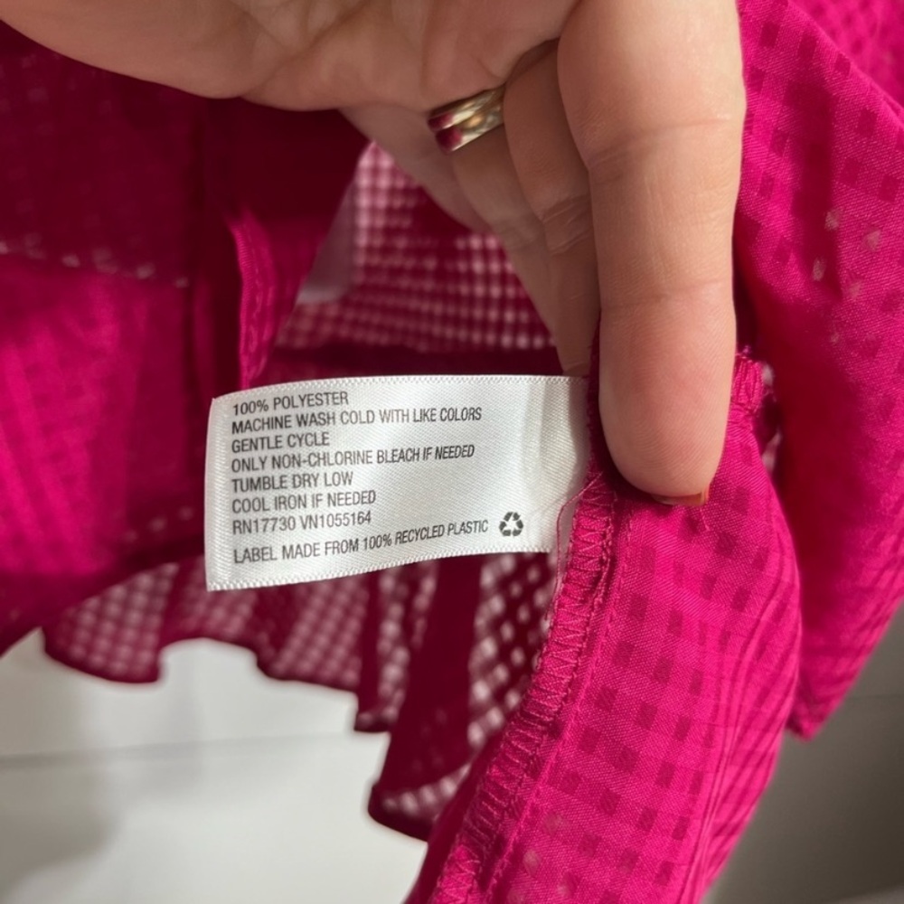 “a new day” EUC Semi sheer blouse - Picture 7 of 9